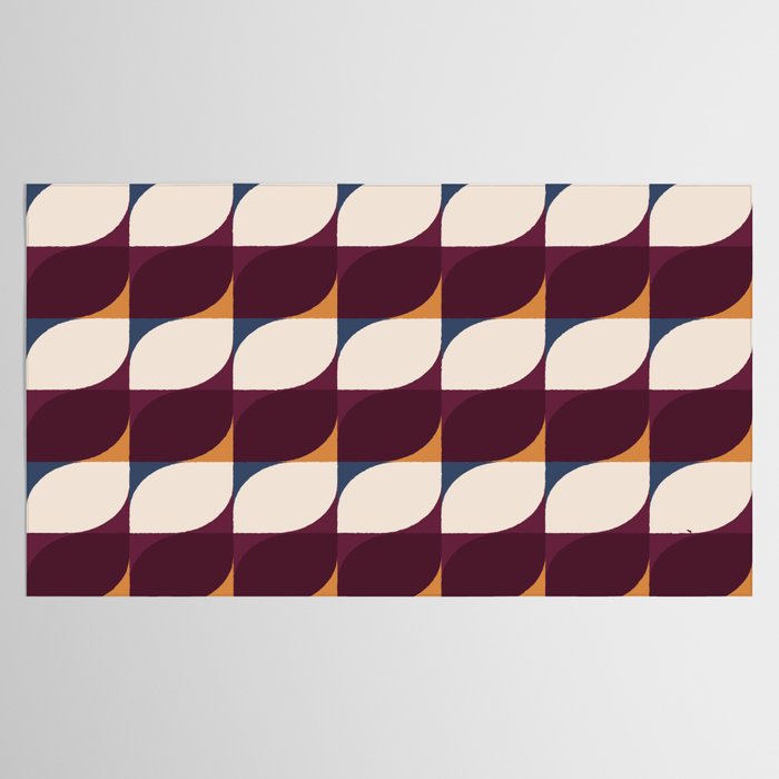 Almond Shapes Pattern III Tablecloth Gallery Image 2