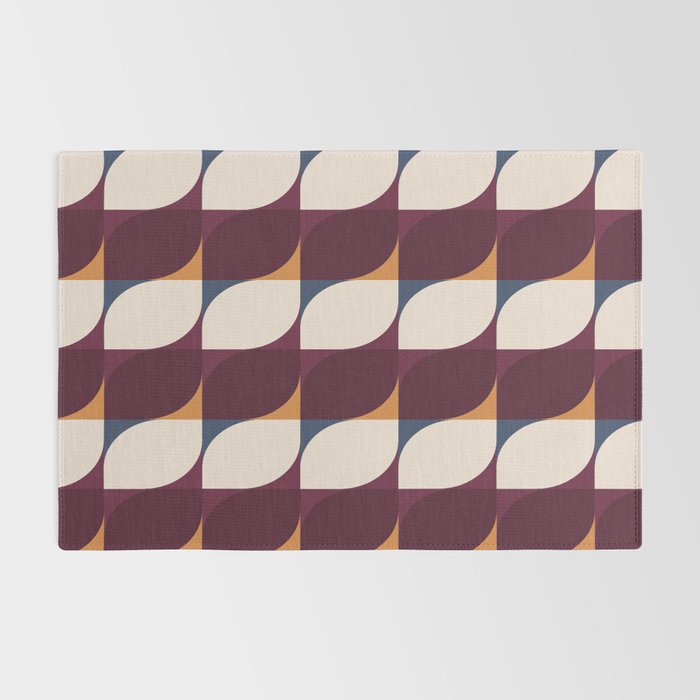 Almond Shapes Pattern III Rug Gallery Image 2