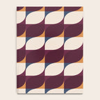Almond Shapes Pattern III Notebook Gallery Image 4