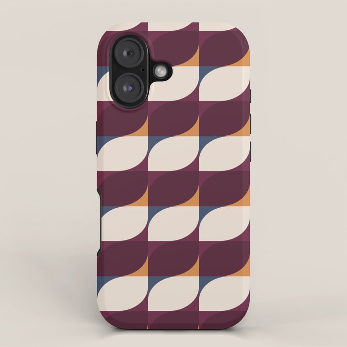 Almond Shapes Pattern III iPhone Case Gallery Image 1