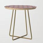 Almond Shapes Pattern III Side Table Gallery Image 1