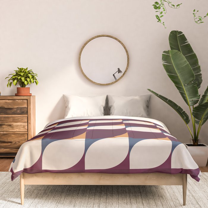 Almond Shapes Pattern III Comforter Gallery Image 3