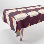 Almond Shapes Pattern III Tablecloth Gallery Image 1