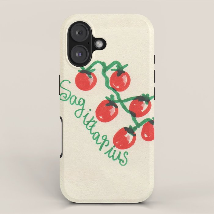 sagittarius tomato iPhone Case Gallery Image 1