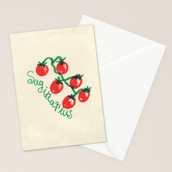 sagittarius tomato Stationery Card Gallery Image 2