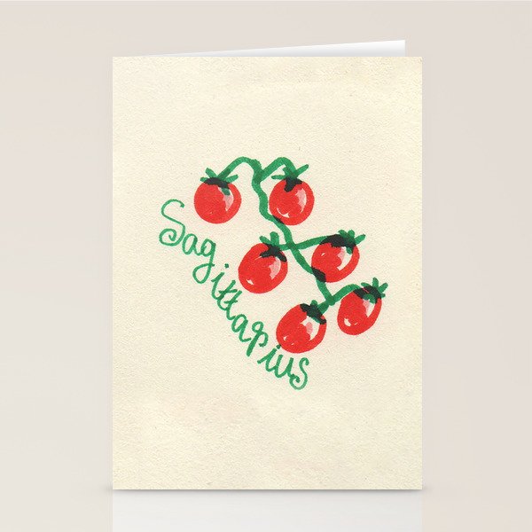 sagittarius tomato Stationery Card Gallery Image 2
