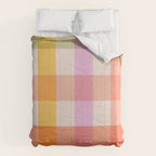 Retro Summer Pastel Gingham Comforter Gallery Image 6
