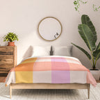 Retro Summer Pastel Gingham Comforter Gallery Image 3