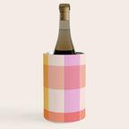 Retro Summer Pastel Gingham Wine Chiller Gallery Image 1