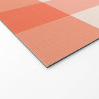 Retro Summer Pastel Gingham Welcome Mat Gallery Image 2