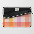 Retro Summer Pastel Gingham Laptop Sleeve Gallery Image 2