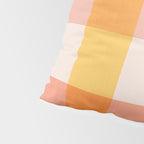 Retro Summer Pastel Gingham Pillow Sham Gallery Image 4