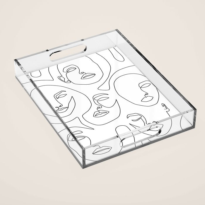 Her and Her Acrylic Tray Gallery Image 1