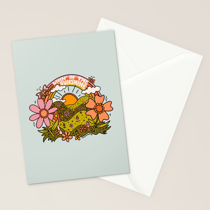 Livin' In the Sunshine Stationery Card Gallery Image 2