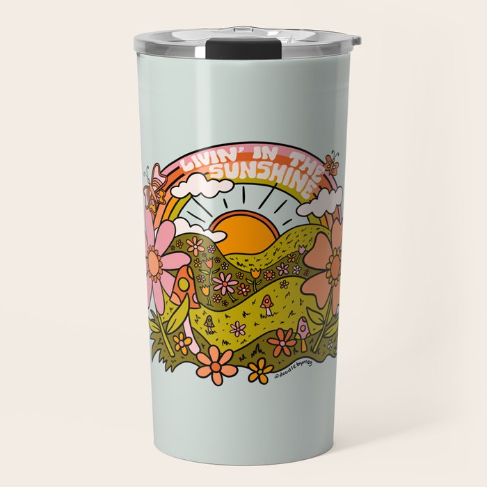 Livin' In the Sunshine Travel Mug Gallery Image 1
