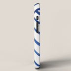 Watercolor lines pattern | Navy blue iPhone Case Gallery Image 2