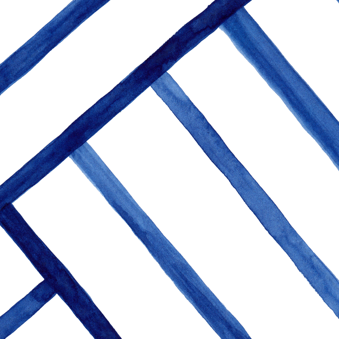 Watercolor lines pattern | Navy blue Coffee Mug Gallery Image 2