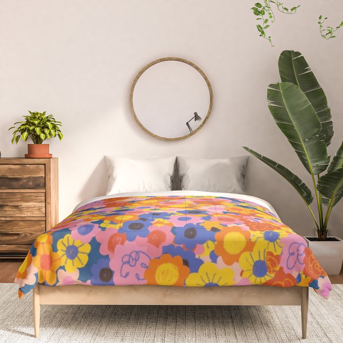 Floral explosion Comforter Gallery Image 3