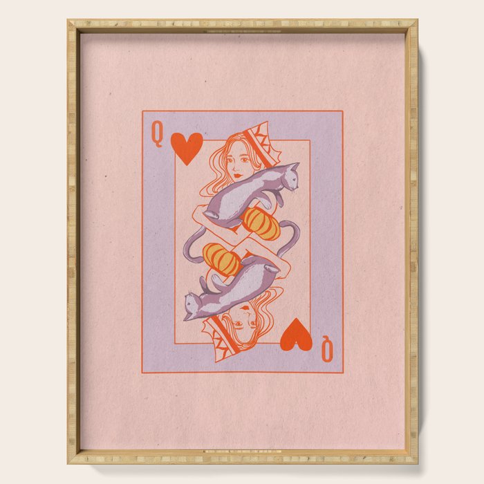 Queen of my heart Serving Tray Gallery Image 1