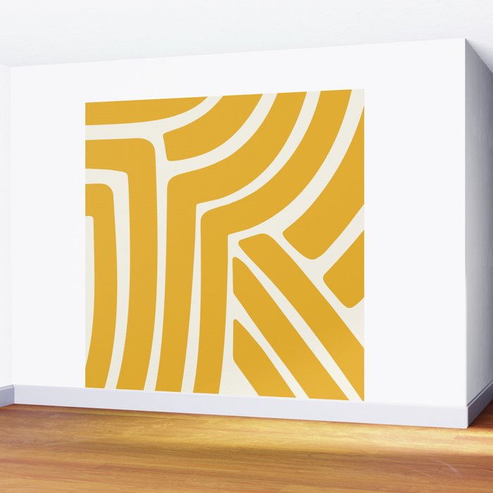 Abstract Stripes LXIII Wall Mural Gallery Image 2
