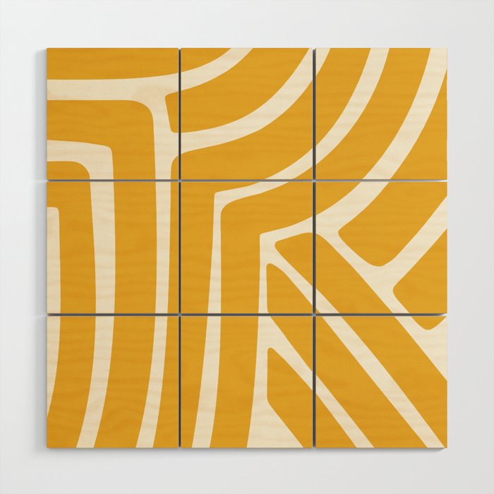 Abstract Stripes LXIII Wood Wall Art Gallery Image 1
