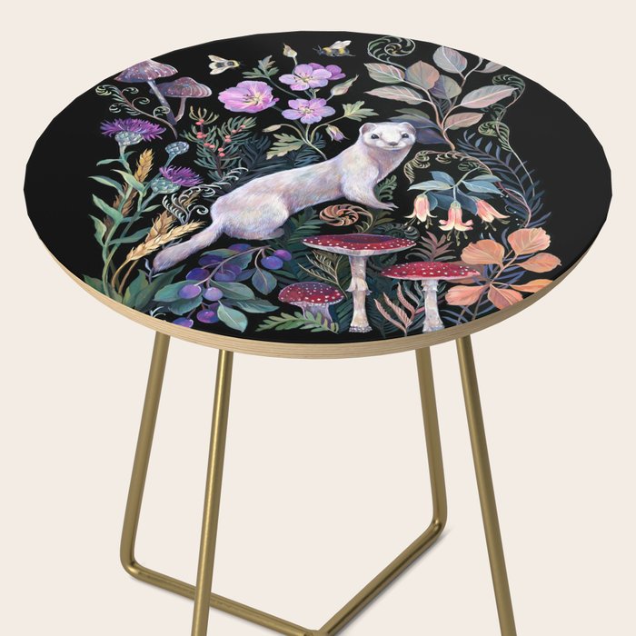 White Ermine Side Table Gallery Image 2