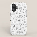 Simple Camping iPhone Case Gallery Image 1