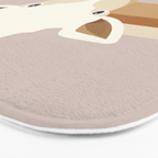 Whimsical Giraffe Bath Mat Gallery Image 3