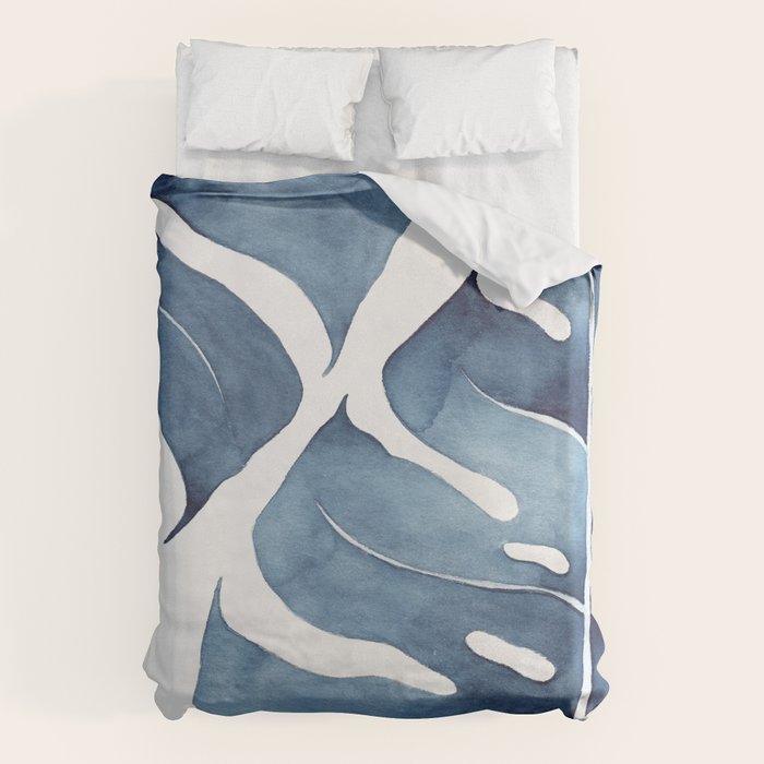 Blue Botanicals No. 2 Duvet Cover Gallery Image 6