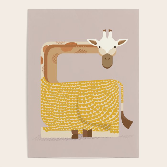 Whimsical Giraffe Poster Gallery Image 4