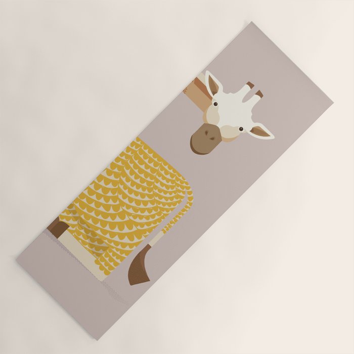 Whimsical Giraffe Yoga Mat Gallery Image 1