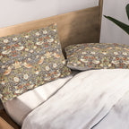 William Morris Strawberry Thief  Pillow Sham Gallery Image 2