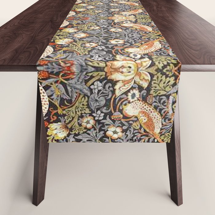 William Morris Strawberry Thief  Table Runner Gallery Image 1