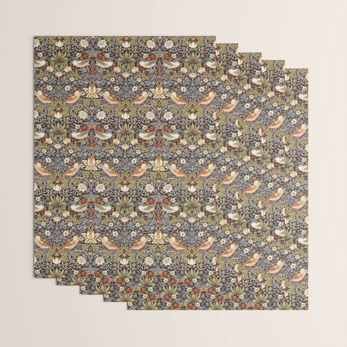 William Morris Strawberry Thief  Wrapping Paper Gallery Image 3