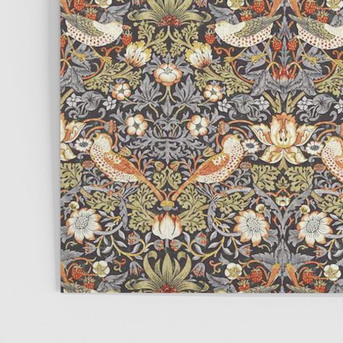 William Morris Strawberry Thief  Poster Gallery Image 3