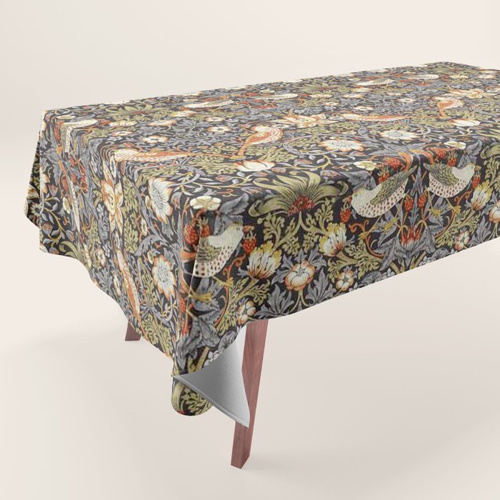 William Morris Strawberry Thief  Tablecloth Gallery Image 1