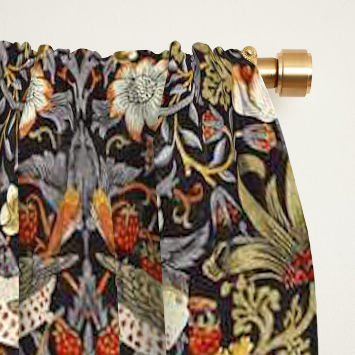 William Morris Strawberry Thief  Window Curtain Gallery Image 2