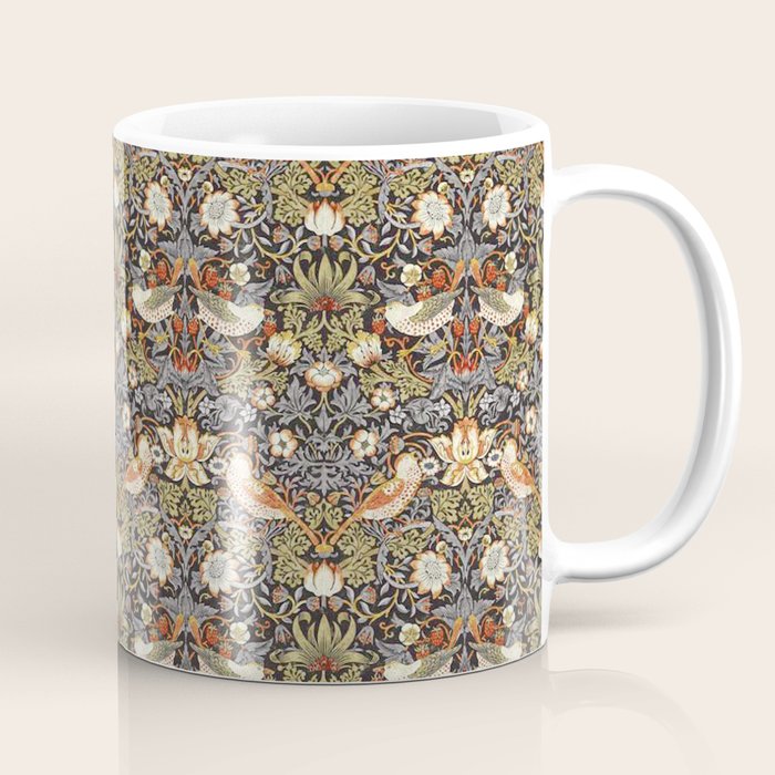 William Morris Strawberry Thief  Coffee Mug Gallery Image 1