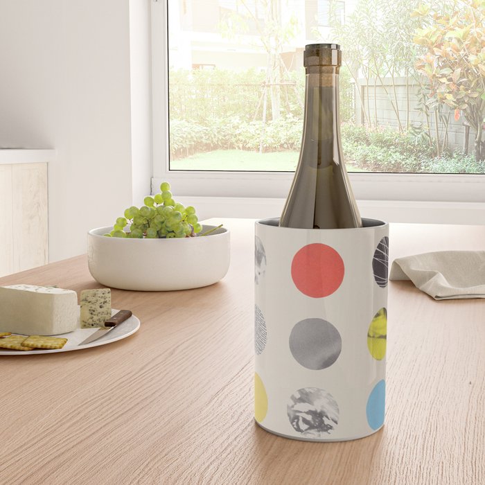 Paper Pattern / Circles Wine Chiller Gallery Image 4