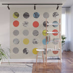 Paper Pattern / Circles Wall Mural Gallery Image 1