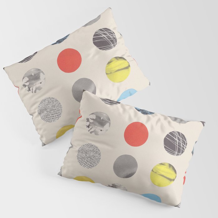 Paper Pattern / Circles Pillow Sham Gallery Image 1