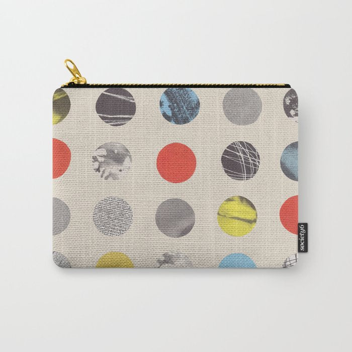 Paper Pattern / Circles Carry All Pouch Gallery Image 1