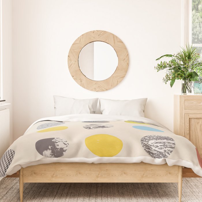 Paper Pattern / Circles Duvet Cover Gallery Image 3