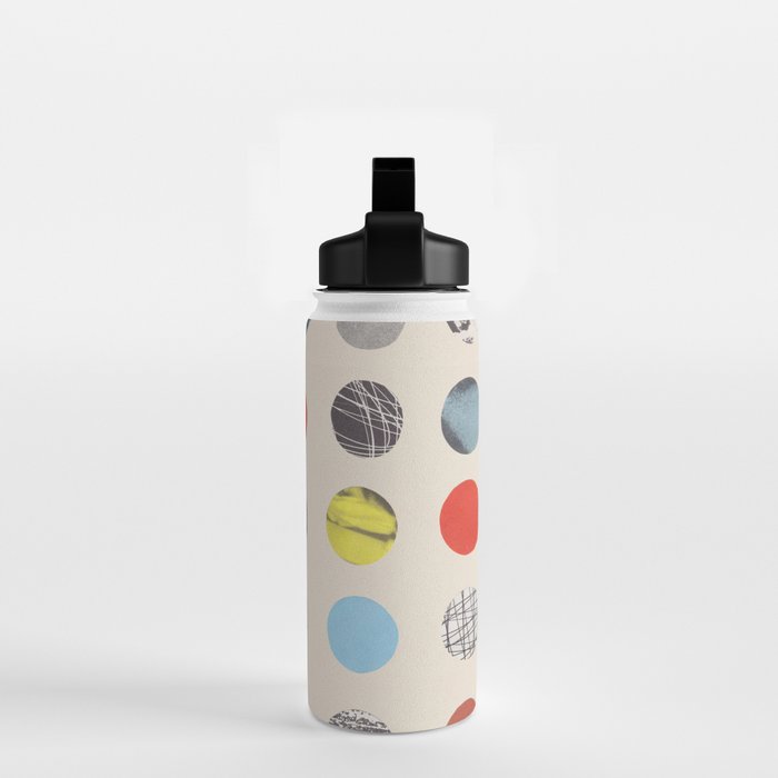 Paper Pattern / Circles Water Bottle Gallery Image 2