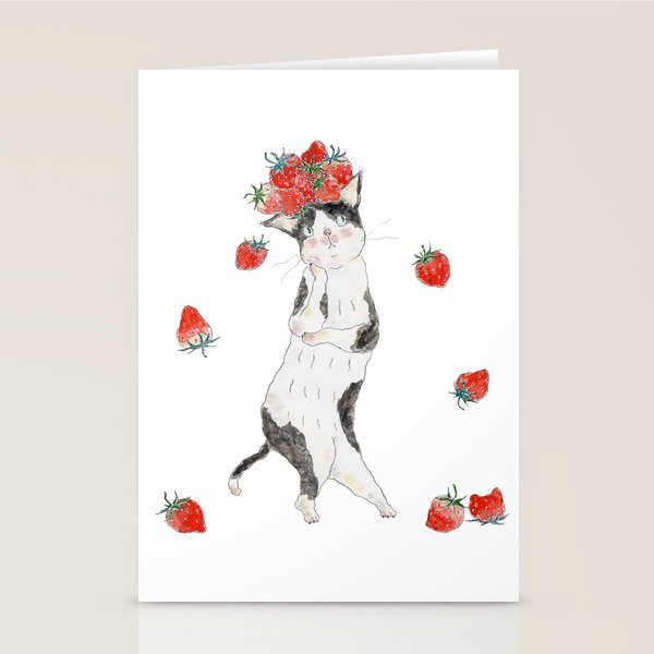 dowasure ichigo nyanco Stationery Card Gallery Image 1