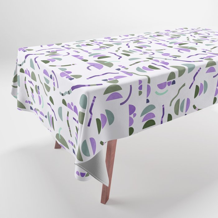 Modern simple shapes pattern LG Tablecloth Gallery Image 1