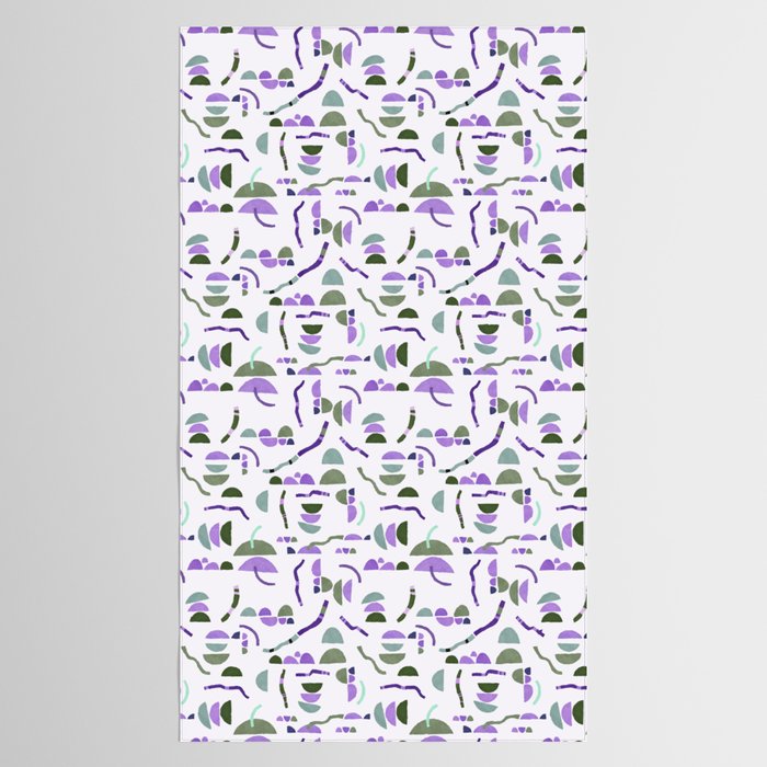 Modern simple shapes pattern LG Tablecloth Gallery Image 2