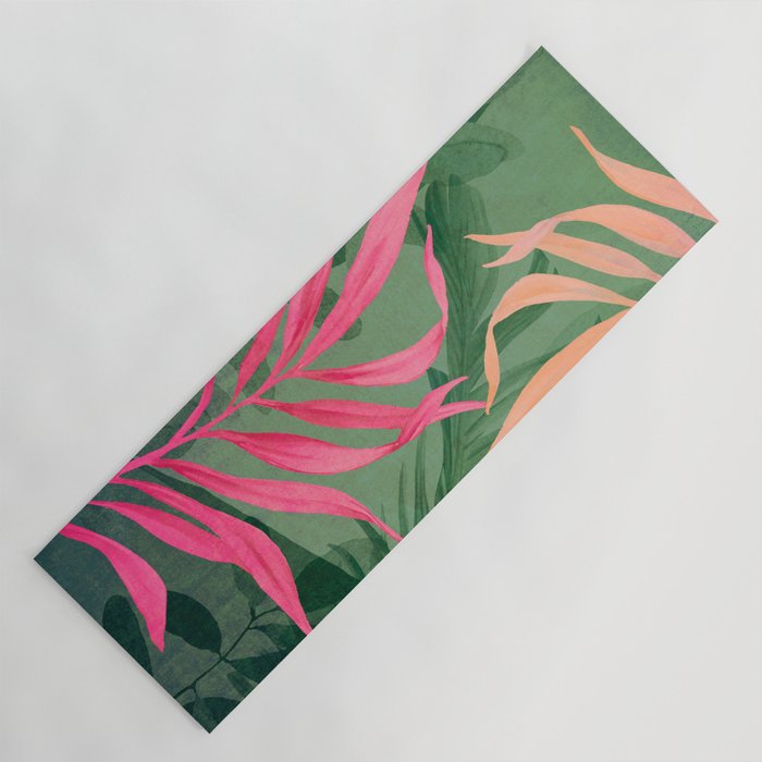 Abstract Art Tropical Garden 5 Yoga Mat Gallery Image 1