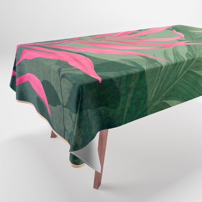 Abstract Art Tropical Garden 5 Tablecloth Gallery Image 1