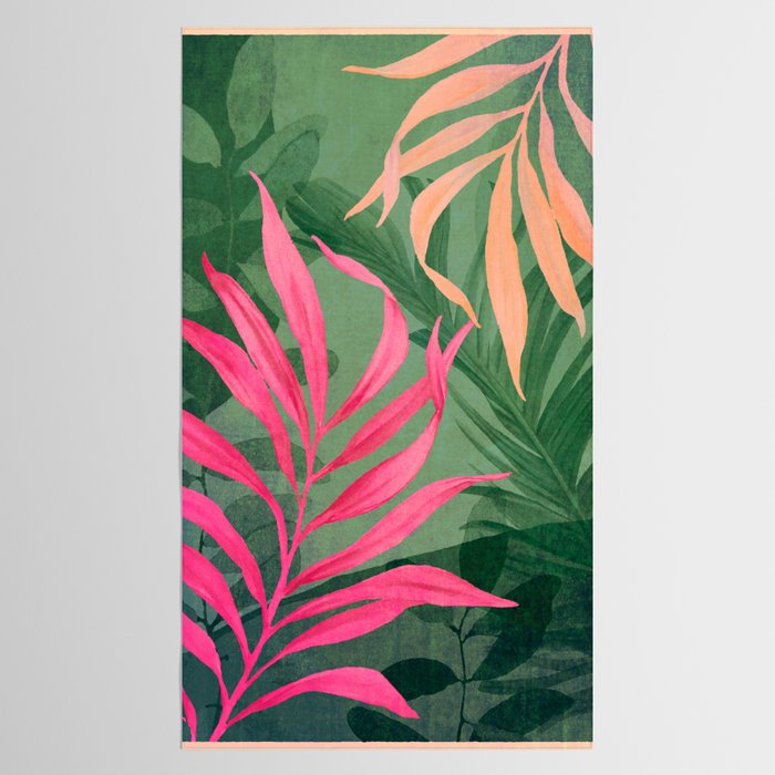 Abstract Art Tropical Garden 5 Tablecloth Gallery Image 2